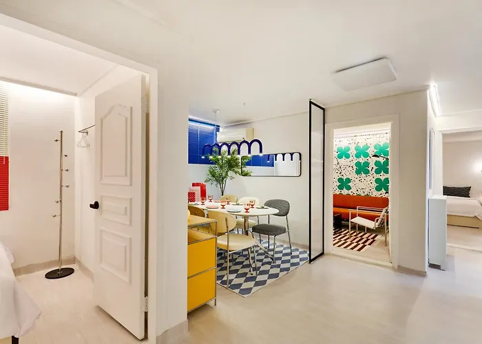 Hongdae 5 Min 3br 10guests Free Parking Luggage